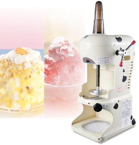 Electric Ice Crusher Machine, High Efficiency 90kg/h Output, Adjustable Ice Fineness, Ideal for Cocktails and Smoothies