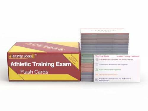 Athletic Training Study Cards: Athletic Training BOC Exam Prep and Practice Test Questions [Full Color Cards]