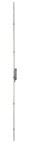 FERCO - Serrure Encastrable Fercomatic à Cylindre - Porte d'Entrée - Réversible Droite Ou Gauche - Verrouillage Automatique - 5 Points - Hauteur 2150 mm - Axe 40 mm - Têtière 16 mm - Gris