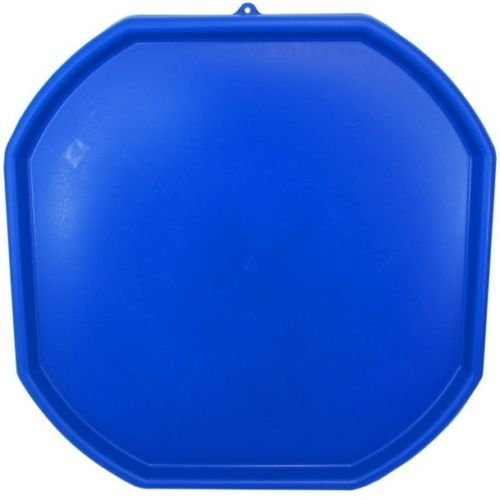 Easy Shopping® COLOUR LARGE/SMALL PLASTIC MIXING TRAY SAND WATER PLAY_BUILDER EQUIMENT Toy Sand Pool Pit Water Game Garden Beach MADE IN UK (Dark Blue, Large)