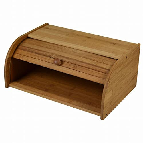 Sesua Bambus Brotkasten Brotkiste Rollbrotkasten Brotbox Holz