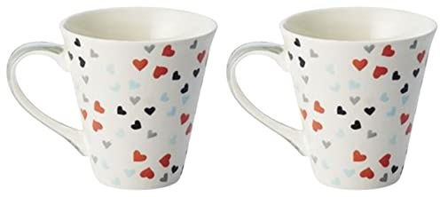 Cha Cult teemando® 2 X Becher Hearts Keramik 0,25 l = 2 Becher