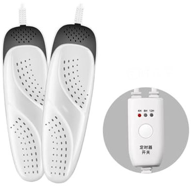 Secador Boot Dryer Retractable w/4h/8h/12h Timer Portable Shoe Dryer 360° Cycle Constant Temperature Foot Dryer & Warmer for Gloves Sneakers Sweaty Shoes