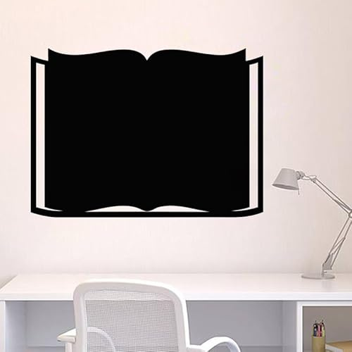 Ambiance Sticker Kreidetafel – Wandsticker, selbstklebend, abwischbar, Buch-Design, 50 x 70 cm