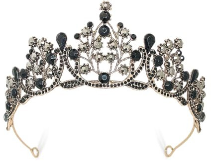 Vintage Haar Krone,Kristall Tiara Strass Krone,Braut Hochzeit Kristall Tiara,Zubehör,für Prom Pageant Geburtstagsfeier Weihnachten Halloween Abschlussball