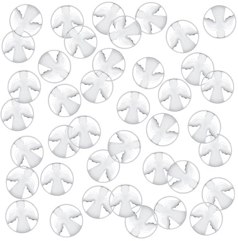 Otuuz 40 Jetons de Panier d'Achat en Acier Inoxydable Solutionneur de Panier d'Achat Ange Gardien Jetons de Magasinage Portables pour Homme Femme Chariots de Supermarché Achats Centre Commercial