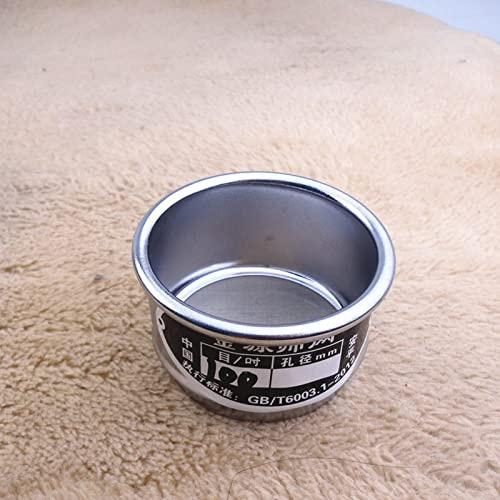 Lab Sieve, 1pc Micro Sieve Standard Laboratory Test Sieve 304 SUS Filter Mesh Chroming Frame Sampling Inspection Pharmacopeia Sieve Dia 5cm 2-2000 Mesh(300mesh(0.050mm))