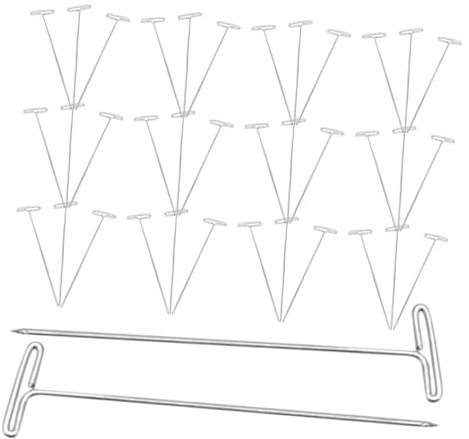 VICASKY 200piezas Pasador De Peluca Metálico Aguja De Uso Diario Herramienta Para Extensiones De Cabello Fijación Profesional De Pelo Para Fiestas y Eventos