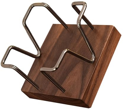 Boîte de rangement pour bloc-notes avec base en bois - 94 x 94 mm