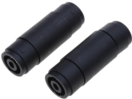 2 Pcs 4-Pin Female To Female Speakon Coupler Adapter O Cable Connector Home O Speakers Home Equipment Office Portable And Video Equipment Accessories Electronics Televisions And
