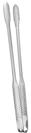 F Fityle Pinze da Portata Pinze da Cucina per Cucinare Utensili per insalate in Acciaio Inossidabile Pinza Multiuso per Pasticceria per Interni ed Esterni, 1.5 Cm X 28 Cm