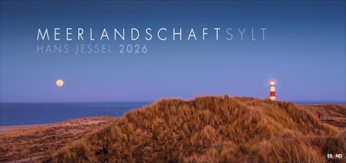 Meerlandschaft SYLT Kalender 2026 - Hans Jessel: Großer Panorama-Wandkalender mit Fotos des bekannten Künstlers Hans Jessel. Meereslandschaften eingefangen in einem XXL-Fotokalender.