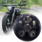 JMTBNO 5,75 Zoll Motorrad Scheinwerfer LED E Geprüft Runde Projektion Scheinwerfer Cafe Racer Scrambler Kompatibel mit Sportster 883 1200 Low Rider Wide Glide Softail Triple