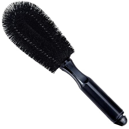 Moxeupon Spazzola per Pneumatici – Spazzola per Pneumatici con setole morbide – Strumento di Lavaggio dei Cerchioni per lucidare i Dettagli 'Auto, per Pulire Ruote, Cerchioni, Raggi e parafanghi