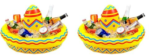 W WIDMANN Milano Party Fashion - Aufblasbarer Sombrero