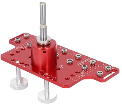 Regalstift-Scharnierlehre, Aluminium-Bohrführung, Metallschrank-Hardware-Werkzeug, Bohrführung, Hardware-Bohrschablone für Heimwerker, DIY-Holzbearbeitungswerkzeug