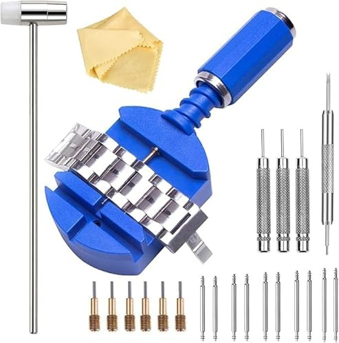 iguTrail Uhrenarmband Reparatur Werkzeug Set - Stiftausdrücker für Kürzen von Armbändern, Uhrmacherwerkzeug für Stifte und Glieder