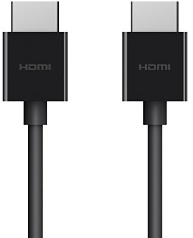 Belkin Ultra HD High Speed Premium HDMI Cable, 4K/ Dolby Vision HDR10+, Optimal Viewing For Apple TV, 2 m/6.6 ft, Black
