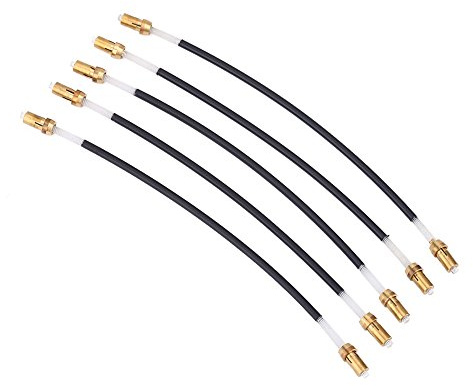 Violin Tailgut, 3/4 4/4 Violin Tailpiece Gut Cord with Brass Screw Replacement Tailgut Tailcord, 5Pcs