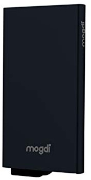 mogdi Premium Kartenetui, RFID/NFC Blocker, für 4-6 Karten, hochwertiges Aluminium, Portmonee für Herren, ideal für Business, Geldbörse oder als Reise Protector, Kreditkartenhalter