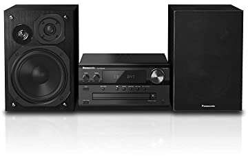 Panasonic SC-PMX94EG-K Micro HiFi System (120 W RMS, Digital DAB+, CD, UKW , Bluetooth, USB, AUX) schwarz, Einheitsgröße