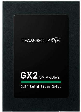Team Group T253X2128G0C101 SSD GX2 Serie Unità a Stato Solido Interno 128GB Disco SSD 2,5 pollici SATA III 6.0 Gb/s Lettura 500MB/s Scrittura 320MB/s