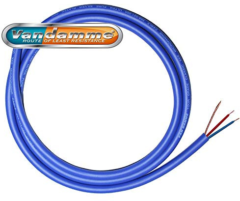 Van Damme XKE Microphone Cable. 5m. Blue