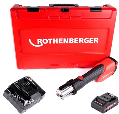 Rothenberger ROMAX 4000 Akku Pressmaschine 18V + 1x Akku 4,0Ah + Ladegerät + Koffer