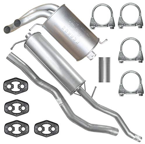 Adamot Auspuffanlage Schalldämpferset Auspuff für 1.9 TDI Galaxy 1 I, Alhambra 1 I, Sharan 1 I