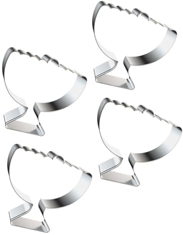 Cabilock 4 Pièces Emporte-Pièce De Bougie À Neuf Têtes De Hanoukka Emporte-Pièce À Bougeoir Emporte-Pièce Emporte-Pièces De Hanoukka Emporte-Pièce En Acier Inoxydable