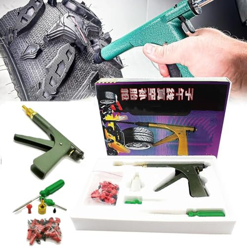 Glorivox Rapid Plug 2.0, Rapid Plug 2.0 Reifenreparaturset, 2024 Rapidplug 2.0, Das Rapidplug 2.0 Reifenstecker-Kit Mit Pilzstecker Für Reifenpannen Und Reifenpannen An Autos, Motorrädern, ATV, LKW