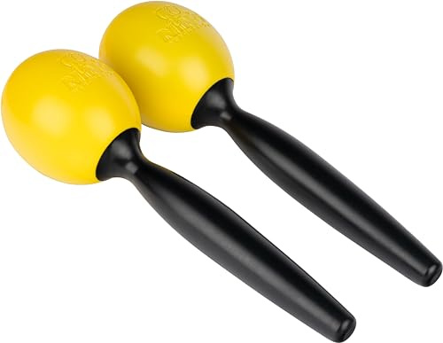 NINO Percussion Molded ABS Maracas - Yellow