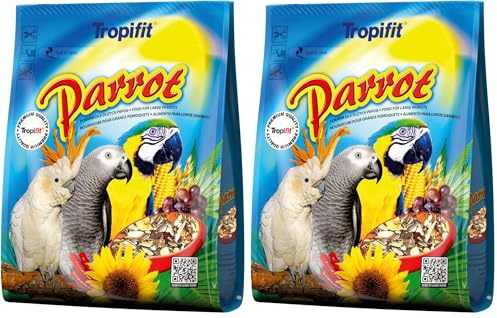 Parrot 1000g - Alimento para Loros Grandes (Paquete de 2)