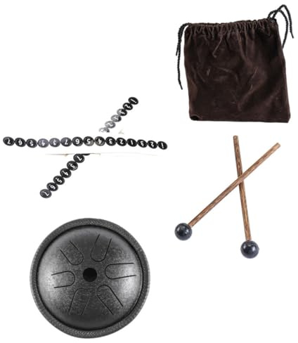 OFFSCH Stahlzunge Trommel Handpan Musikinstrument Taschentrommel Für Yoga Meditation Und Mehr
