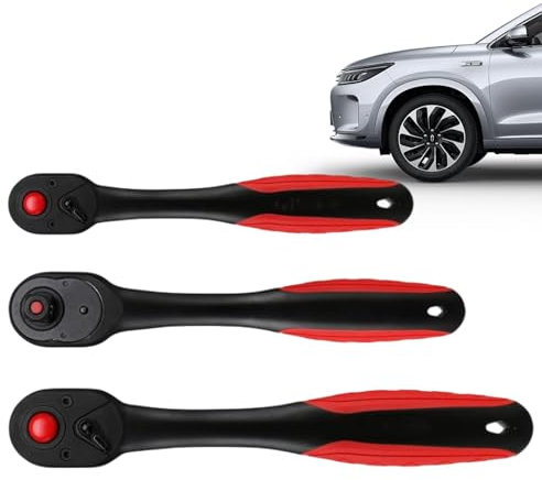 Juego de llaves de trinquete genérico, Metric 72 Tooth, Twist Handle Ratchet, Drive Ratchet Wrench, Automobile Maintenance Tool, Multifunctional Ratchet Set, Metric Ratchet Wrench, 72 Tooth Ratchet