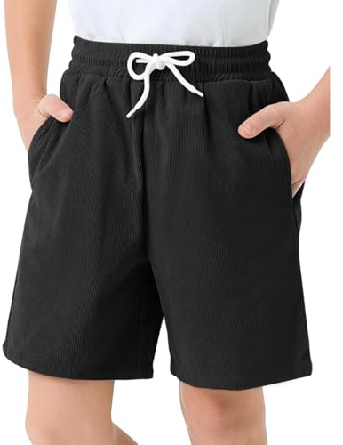 Kurze Hose Jungen Shorts für Trainingshose Kinder Sport Sporthose kurz Hosen fussballhose torwarthose sportbekleidung Activewear tennishose Basketball Jogginghose Jungs Short Radhose turnhose
