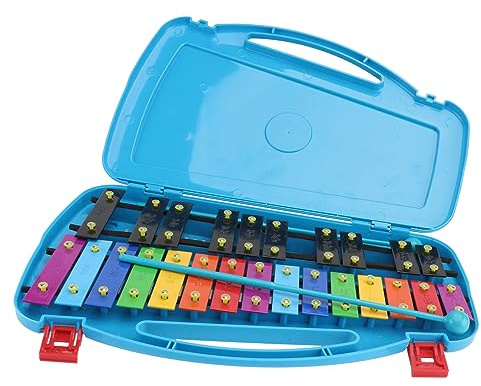 YARNOW 1pc Note Metallophone Percussion Musical for Colorful Aluminum Plate for Early Education Develops Music Interest Hand Eye Coordination
