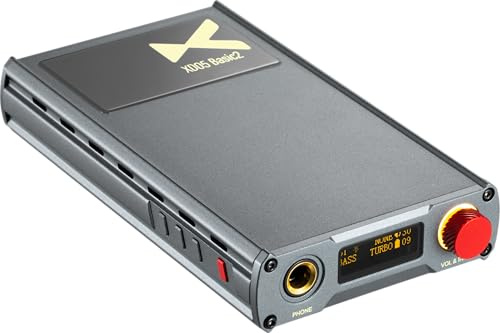 xDuoo XD05 Basic2 Portable HiFi DAC & Headphone Amplifier - 750mW Output, 32bit/384kHz DSD256 MQA 8X, Bluetooth 5.4 LE Audio, Interchangeable Op-Amp, Desktop/Portable Mode (Grey)