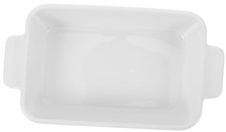 VALICLUD Bandeja De Horno De Cerámica Para Hornear Con Doble Asa Plato Para Hornear Para Restaurantes Bandeja De Horno Cerámica Para Cocinar