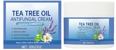 Crema antimicotica all'estratto vegetale di Tea Tree | Lenitiva e delicata, per pelli sensibili | 30 g