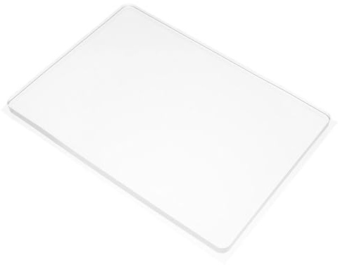Outanaya Plaque d'impression en Gel Réutilisable 10 Mm Épaisseur, Format A4 200x250 Mm, Transparente, Outil de Peinture pour Garçon et Filles pour Scrapbooking, Impression Unique et