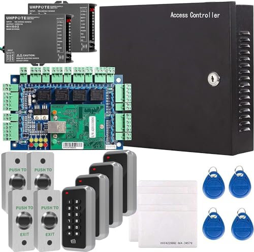 UHPPOTE Sistema di controllo accessi RFID a 26 bit Wiegand con lettore di tastiera per alimentatore