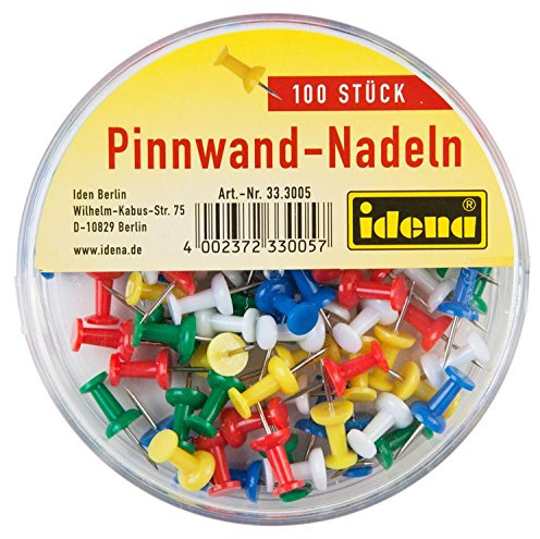 Idena 333005 - Pinnwandnadeln, 1000 Stück