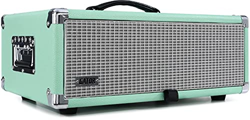 Gator Cases Retro Racks Vintage Amp Vibe Rack-Koffer – 3U, seegrün (GR-RETRORACK-3SG)