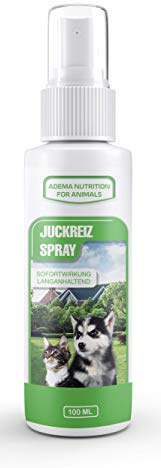 Adema Nutrition® Juckreiz Spray - für Hunde und Katzen mit Sofortwirkung – Linderung für Hund und Katze bei Entzündungen - 100 ml | Linderung für Hund und Katze bei Entzündungen - 100 ml