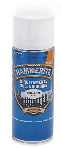 Hammerite Direttamente Sulla Ruggine Brillante Bianco 400 ml Aerosol