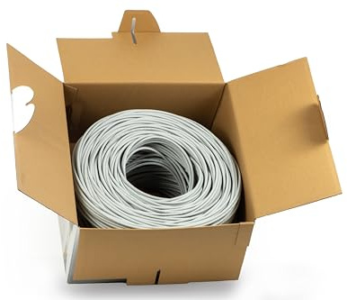 LINK LK305U6C - Cable sólido Utp para redes categoría 6 Lszh de cobre, bobina de 305 m, Clase Cpr: CA