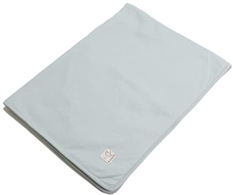 Kaiser 65318556 Jersey Blanket Winter, Babydecke für Babyschale, Pucktuch, Neugeborene, für Herbst/Winter geeignet, Kuscheldecke, 75 x 100 cm, Fb.Slit Green