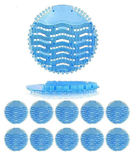 Lot de 10 tablettes anti-éclaboussures pour urinoir de toilettes, compatibles avec la plupart des marques d'urinoir dans les restaurants, les bureaux, les écoles, etc. Anti-éclaboussures