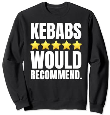Funny Kebabs And Vertical Spit or Rotisserie Doner Kebab Sweatshirt